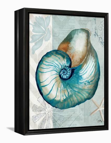 Nautical World III-Elizabeth Medley-Framed Stretched Canvas