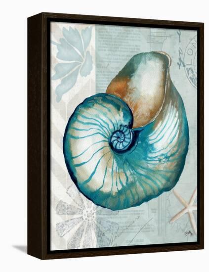 Nautical World III-Elizabeth Medley-Framed Stretched Canvas