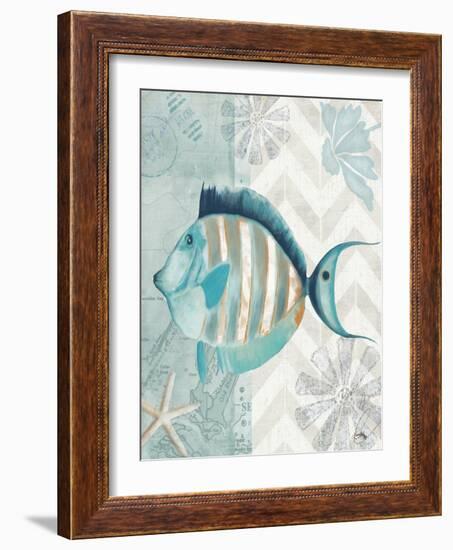 Nautical World VI-Elizabeth Medley-Framed Art Print