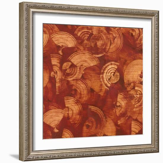 Nautilus in Rust I-Sharon Gordon-Framed Art Print