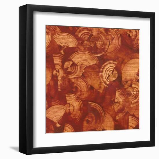 Nautilus in Rust I-Sharon Gordon-Framed Art Print