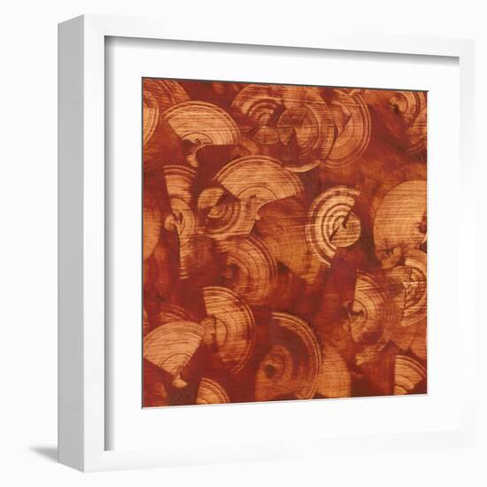 Nautilus in Rust I-Sharon Gordon-Framed Art Print