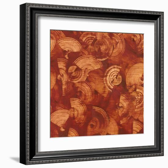 Nautilus in Rust I-Sharon Gordon-Framed Art Print