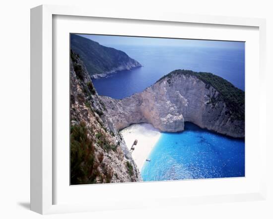 Navagio, Zante, Ionian Islands, Greece-Danielle Gali-Framed Photographic Print