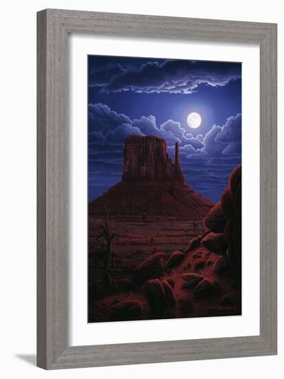 Navaho Moon-R.W. Hedge-Framed Giclee Print