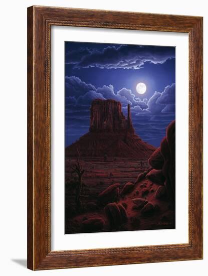 Navaho Moon-R.W. Hedge-Framed Giclee Print