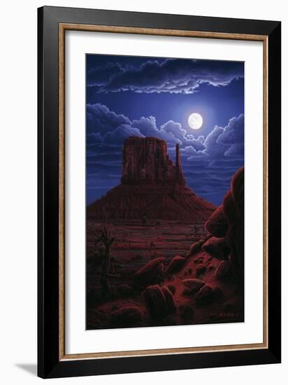 Navaho Moon-R.W. Hedge-Framed Giclee Print