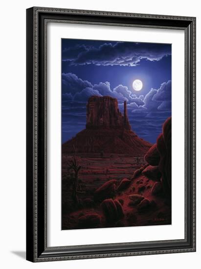 Navaho Moon-R.W. Hedge-Framed Giclee Print