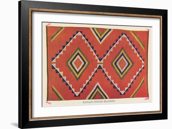 Navajo Blanket-null-Framed Art Print