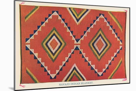 Navajo Blanket-null-Mounted Art Print