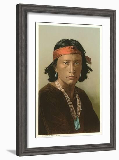 Navajo Boy-null-Framed Art Print