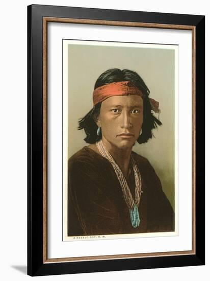 Navajo Boy-null-Framed Art Print