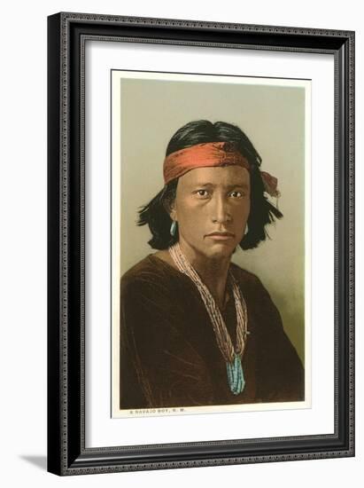 Navajo Boy-null-Framed Art Print