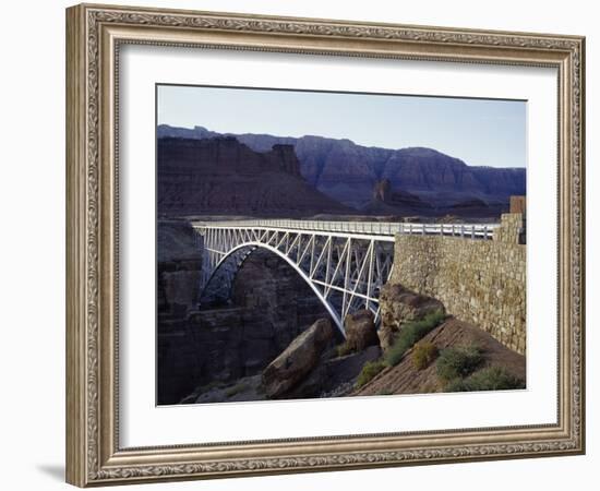 Navajo Bridge Grand Canyon National Park, Arizona, USA-null-Framed Photographic Print