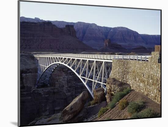 Navajo Bridge Grand Canyon National Park, Arizona, USA-null-Mounted Photographic Print