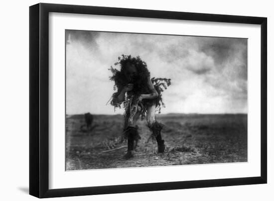 Navajo Dancer, c1905-Edward S. Curtis-Framed Giclee Print