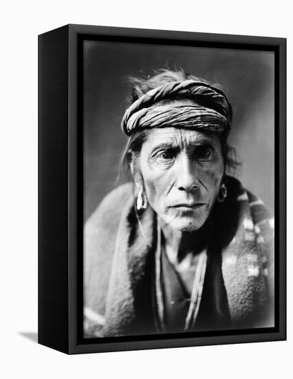 Navajo Man, C1905-Edward S. Curtis-Framed Premier Image Canvas