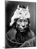 Navajo Man, C1905-Edward S^ Curtis-Mounted Photographic Print