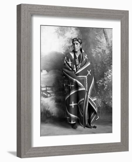 Navajo Man, C1906-null-Framed Photographic Print