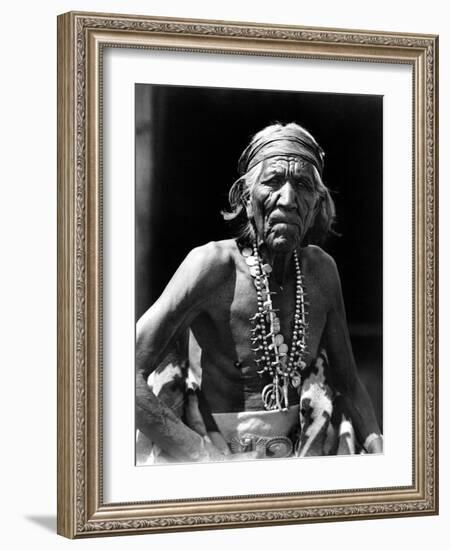 Navajo Man, C1913-Roland Reed-Framed Photographic Print