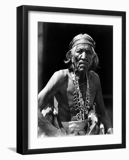 Navajo Man, C1913-Roland Reed-Framed Photographic Print