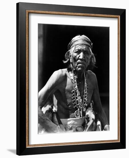 Navajo Man, C1913-Roland Reed-Framed Photographic Print