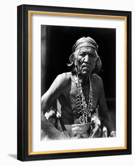 Navajo Man, C1913-Roland Reed-Framed Photographic Print