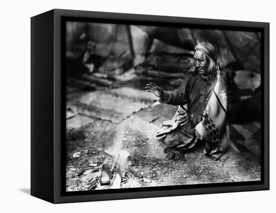 Navajo Man, C1915-William Carpenter-Framed Premier Image Canvas