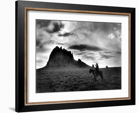 Navajo Man, C1915-William Carpenter-Framed Photographic Print