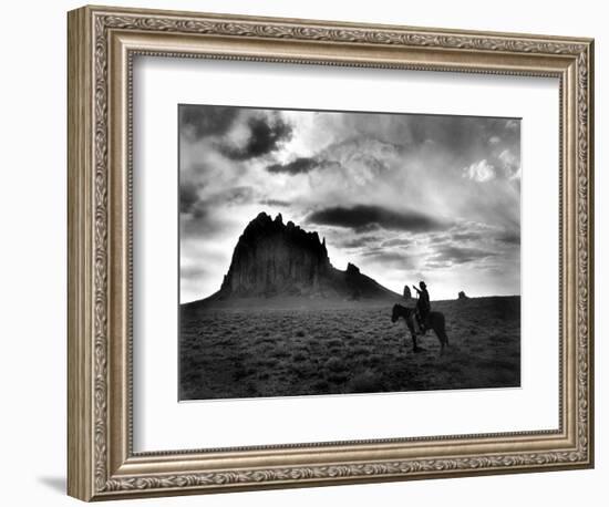 Navajo Man, C1915-William Carpenter-Framed Photographic Print