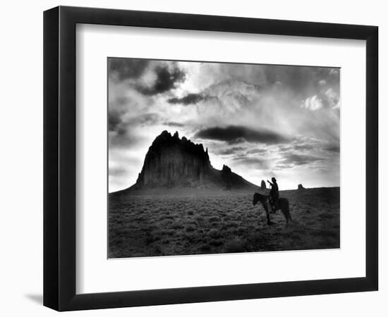 Navajo Man, C1915-William Carpenter-Framed Photographic Print