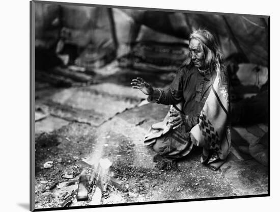 Navajo Man, C1915-William Carpenter-Mounted Photographic Print