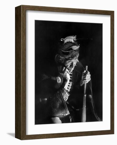 Navajo Man, C1915-William Carpenter-Framed Photographic Print