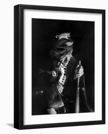 Navajo Man, C1915-William Carpenter-Framed Photographic Print