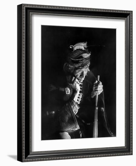 Navajo Man, C1915-William Carpenter-Framed Photographic Print