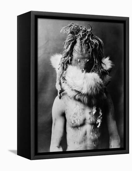 Navajo Mask, C1905-Edward S. Curtis-Framed Premier Image Canvas