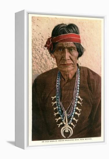 Navajo Medicine Man-null-Framed Stretched Canvas