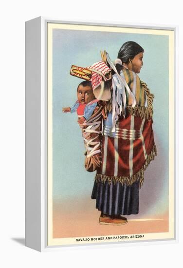 Navajo Mother and Papoose-null-Framed Stretched Canvas