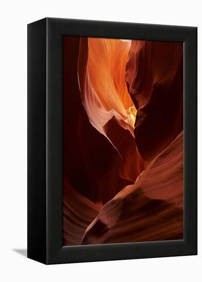 Navajo Nation, Eroded Sandstone Formations in Upper Antelope Canyon-David Wall-Framed Premier Image Canvas