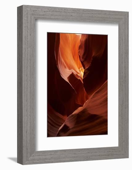 Navajo Nation, Eroded Sandstone Formations in Upper Antelope Canyon-David Wall-Framed Photographic Print