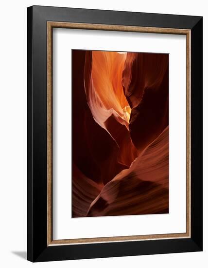 Navajo Nation, Eroded Sandstone Formations in Upper Antelope Canyon-David Wall-Framed Photographic Print