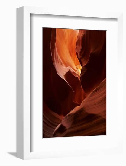 Navajo Nation, Eroded Sandstone Formations in Upper Antelope Canyon-David Wall-Framed Photographic Print