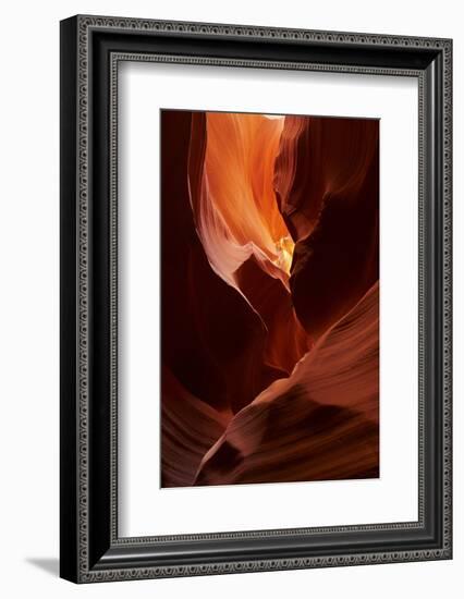 Navajo Nation, Eroded Sandstone Formations in Upper Antelope Canyon-David Wall-Framed Photographic Print