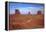 Navajo Nation, Monument Valley, Mittens and Valley Scenic Drive-David Wall-Framed Premier Image Canvas