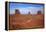 Navajo Nation, Monument Valley, Mittens and Valley Scenic Drive-David Wall-Framed Premier Image Canvas