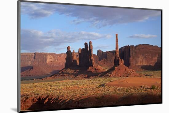 Navajo Nation, Monument Valley, Yei Bi Chei and Totem Pole Rock Column-David Wall-Mounted Photographic Print