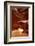 Navajo Nation, Sand Pouring over Eroded Sandstone, Antelope Canyon-David Wall-Framed Photographic Print