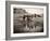 Navajo On Horseback, C1904-Edward S^ Curtis-Framed Photographic Print