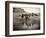 Navajo On Horseback, C1904-Edward S^ Curtis-Framed Photographic Print