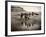 Navajo On Horseback, C1904-Edward S^ Curtis-Framed Photographic Print